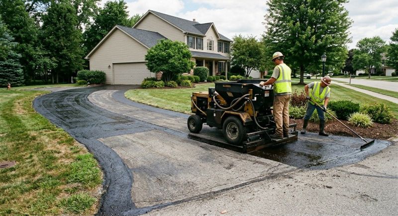 Driveway Slurry Sealing in Columbus, OH