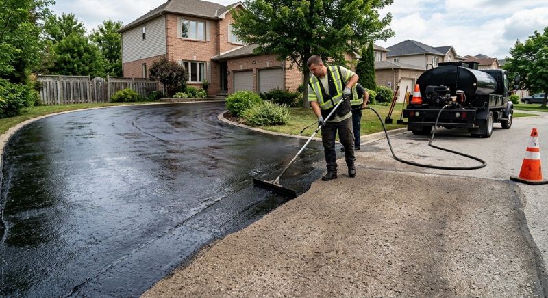 Blacktop Driveway Sealing in Sarasota, FL